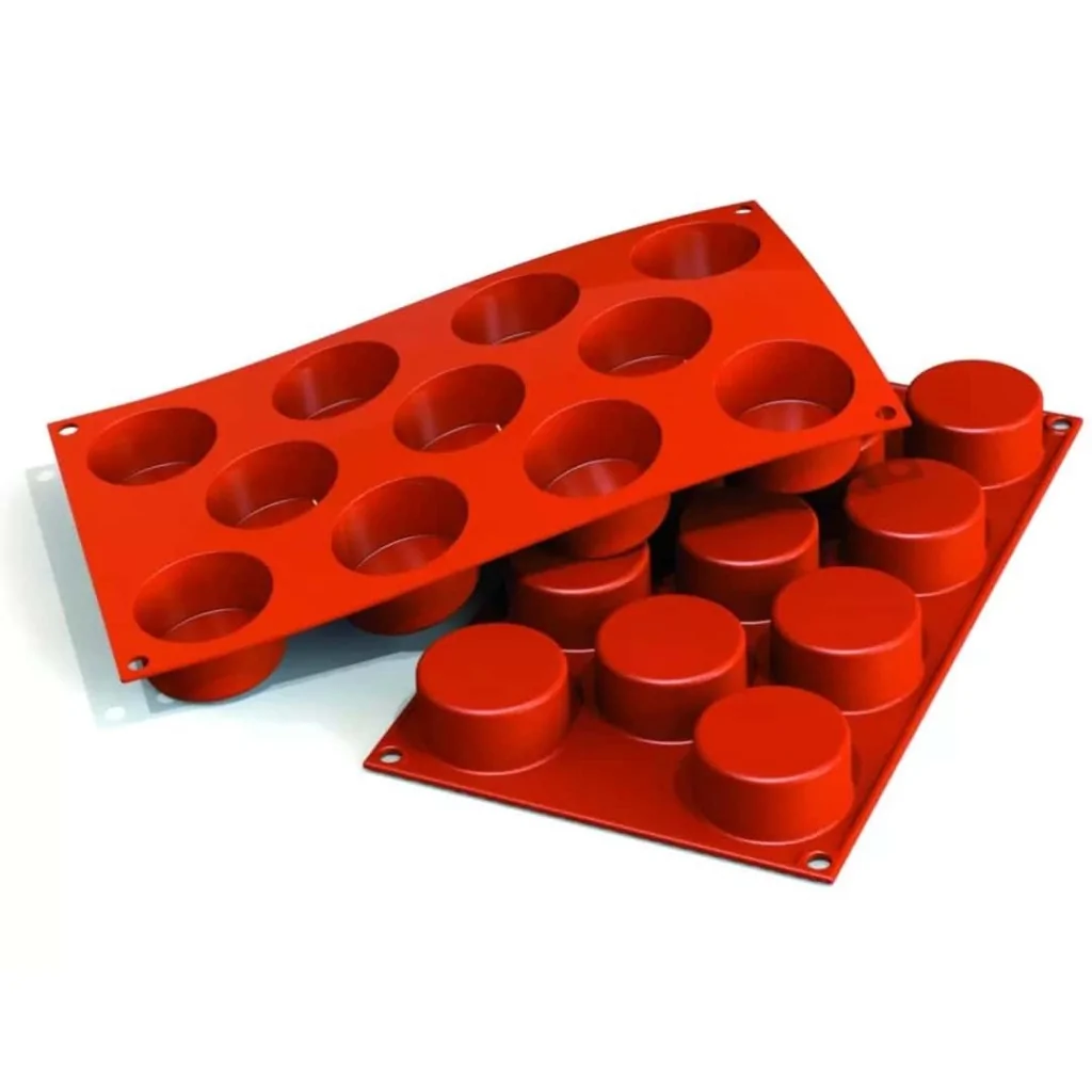 Stampo Silicone Cylinders Monoporzioni 11 Cavità SILIKOMART