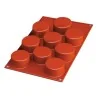 Stampo Silicone Cylinders Monoporzioni 11 Cavità SILIKOMART