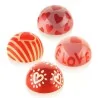 Kit Stampo Praline Semisfera 24 Cavità + 4 Timbri SILIKOMART