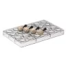 Kit Stampo Praline Semisfera 24 Cavità + 4 Timbri SILIKOMART