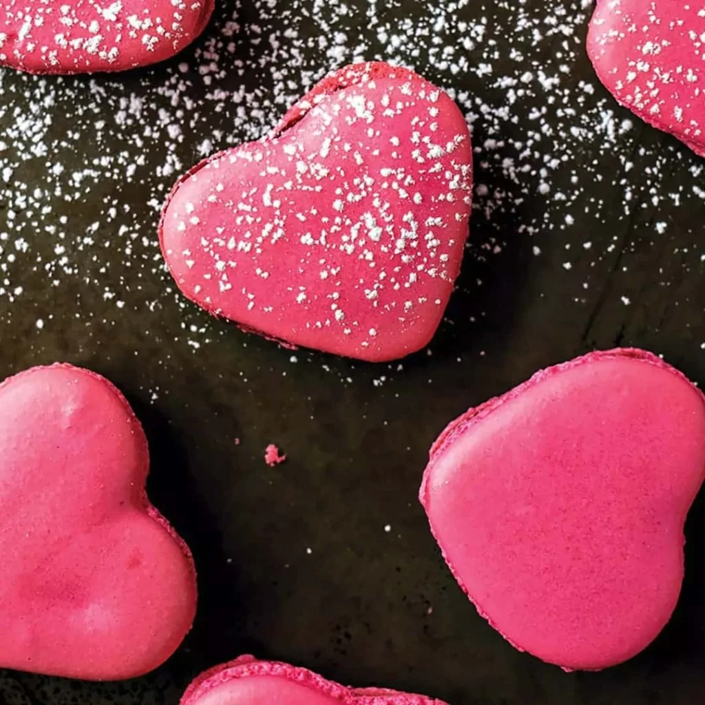 Tappeto Silicone Macaron Cuore Heart Macarons SILIKOMART