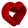 Stampo Silicone Cuore Level Hearts + Tagliapasta SILIKOMART
