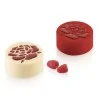 Stampo Silicone Monoporzioni Rosa Valentine 110 SILIKOMART