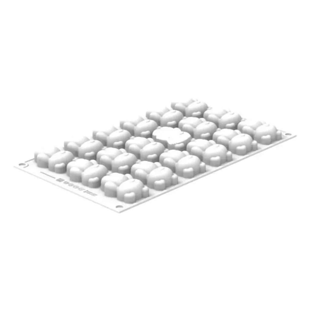 Stampo Silicone Orsetto Teddy Bear 18 Cavità SILIKOMART