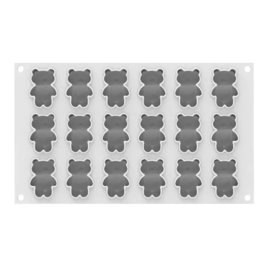 Stampo Silicone Orsetto Teddy Bear 18 Cavità SILIKOMART