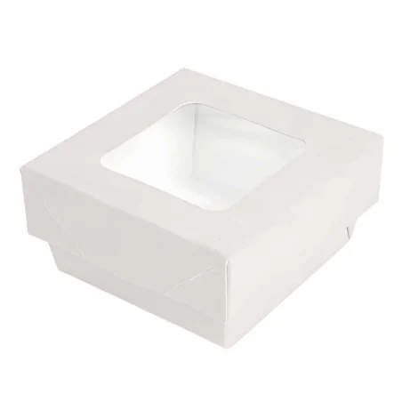 Scatola Finestra Cartoncino Bianca 7x7x4 cm 25 Pz GARCIA DE POU