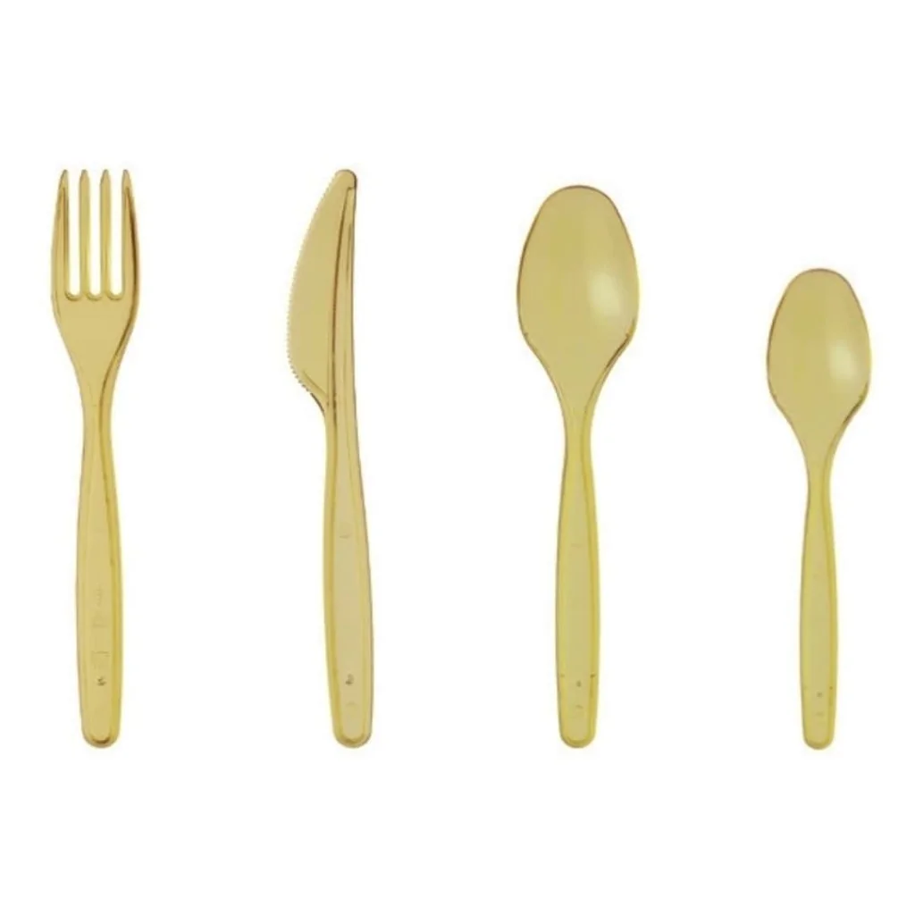 Forchette Compact Reusable Oro 15 Pz DOPLA
