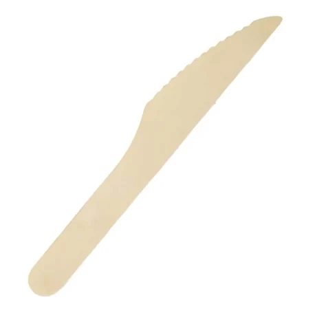 Coltelli Legno Biodegradabili 16,5 cm 100 Pz IMBALLAGGI