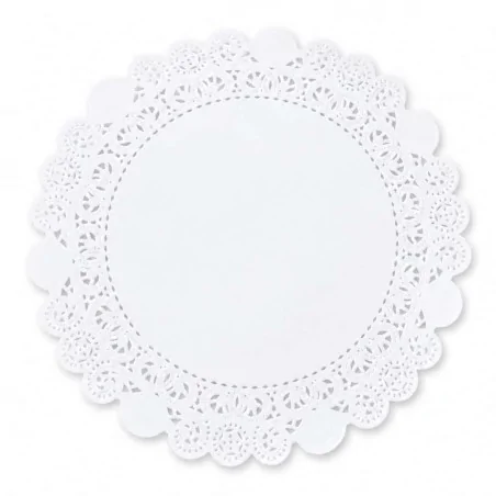 Pizzi Carta Regal Bianchi Rotondi Cm 32 Pz 250 LEONE