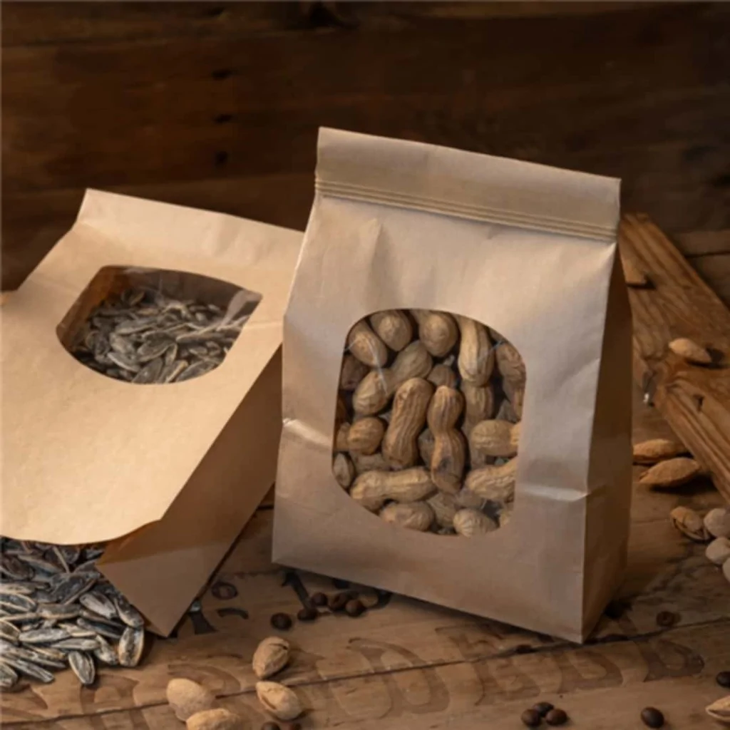 Sacchetti Con Finestra Kraft 12+6,5x25cm 10pz GARCIA DE POU