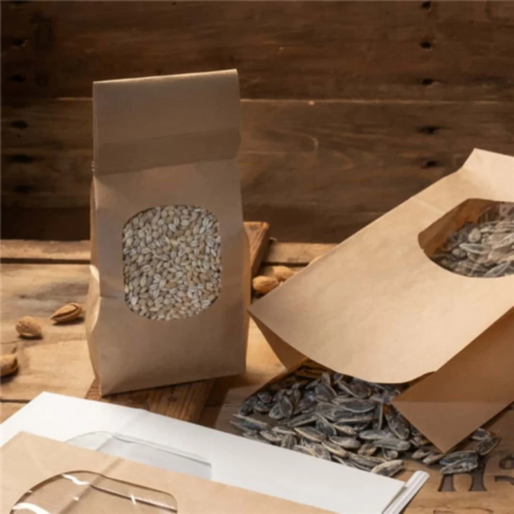 Sacchetti Con Finestra Kraft 9+6x25cm 10pz GARCIA DE POU