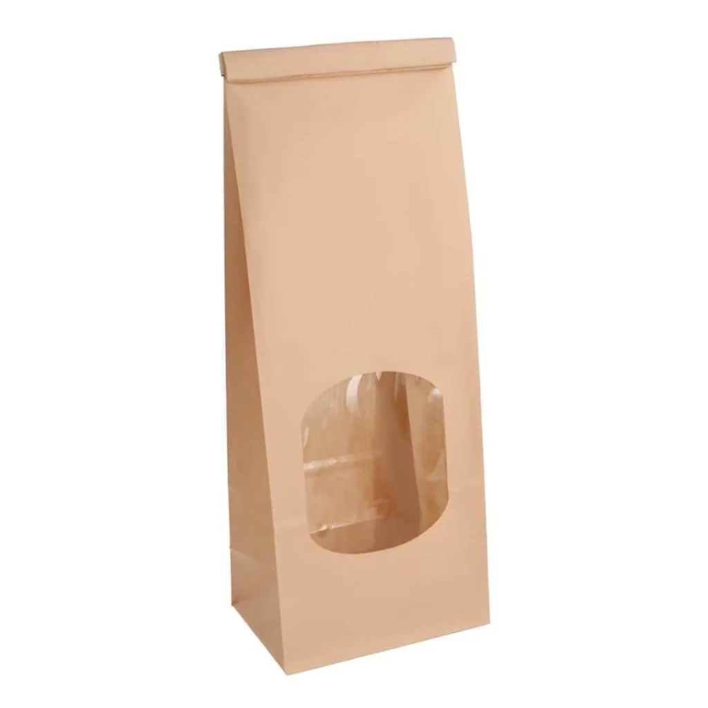 Sacchetti Con Finestra Kraft 9+6x25cm 10pz GARCIA DE POU
