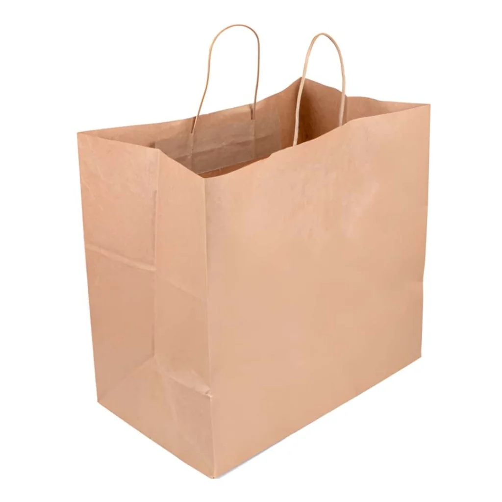 Sacchetti Sos Con Manici 36x21x33 Cm Natural Kraft 10pz GARCIA
