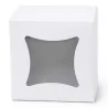 Scatola Bianca Dama Con Finestra Cm.17x17x10h Pz.5 IMBALLAGGI
