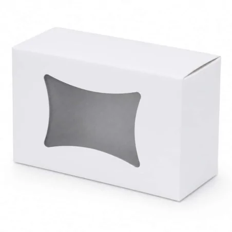 Scatola Bianca Dama Con Finestra Cm.18x9x10h Pz.5 IMBALLAGGI