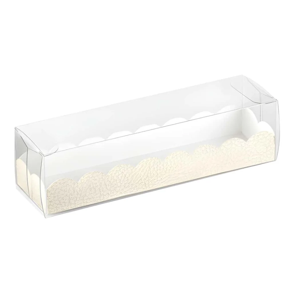 Scatola Pasticceria Mignon Con Coperchio Pet 19x5x5 10pz GARCIA