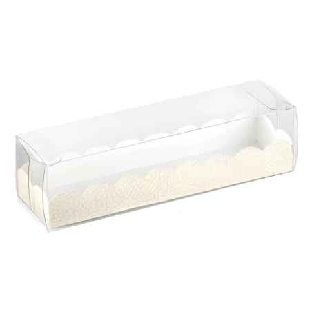 Scatola Pasticceria Mignon Con Coperchio Pet 19x5x5 10pz GARCIA