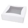 Scatola Bianca Dama Con Finestra Cm.27x27x10h Pz.5 IMBALLAGGI