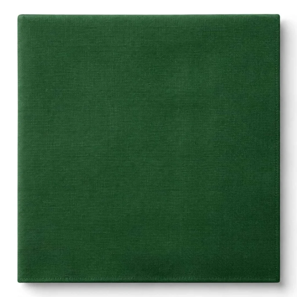 Tovagliolo 38x38 Tissu Verde Foresta Linea Point Pz.40 DT