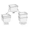 Cassa Chiusa Neutra Bianca 72x47x36 Lt.90 MOBIL PLASTIC