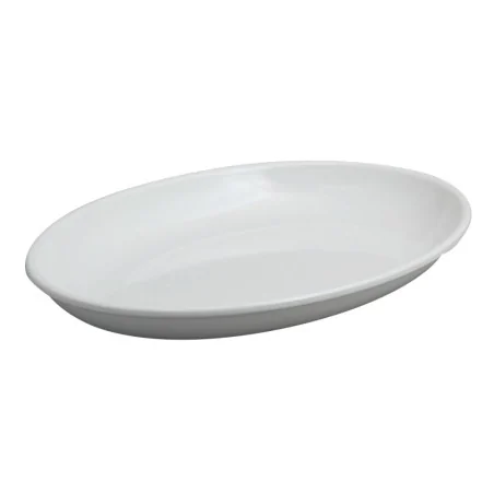Vassoio Ovale 50,5x36x7h Melamina Bianco ILSA