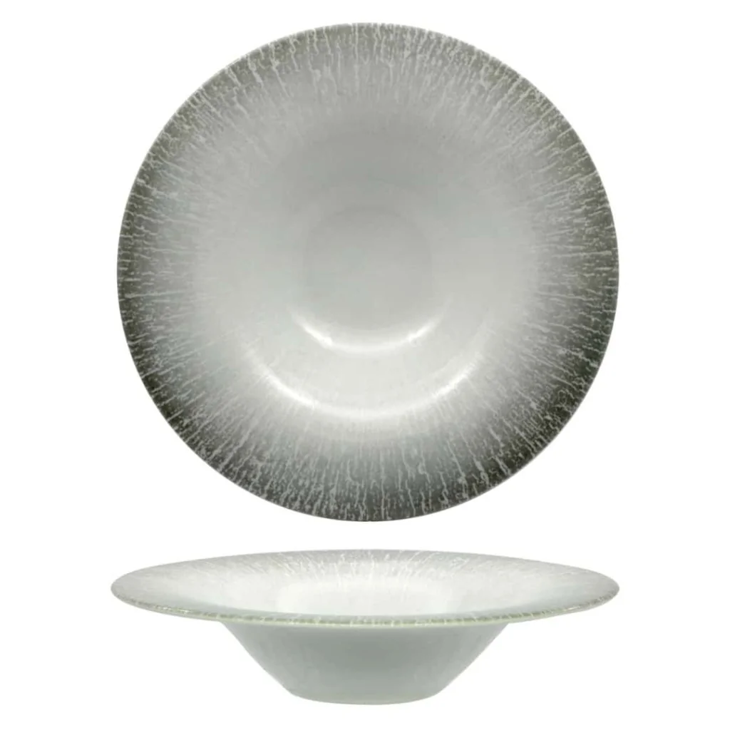 Pasta Bowl 30 Jupiter Radius Grigio 6pz LUBIANA