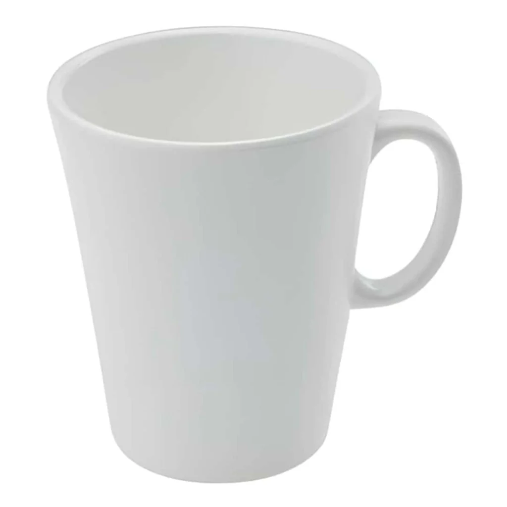 Tazza Colazione Melamina Bianca 320 ml LEONE