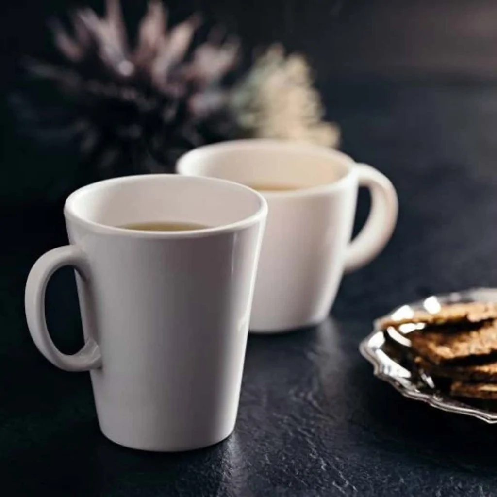 Tazza Colazione Melamina Bianca 320 ml LEONE
