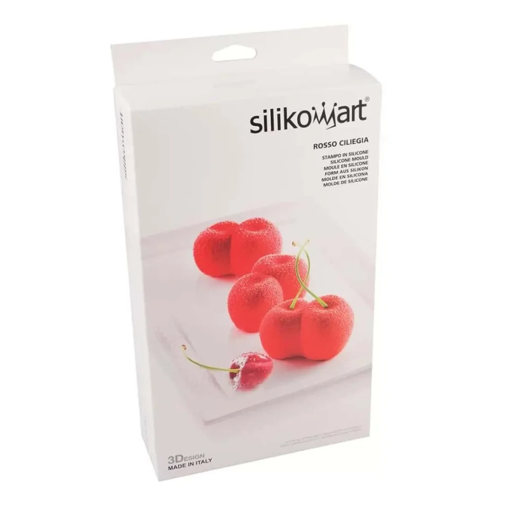 Stampo Silic. Rosso Ciliegia N°6 Ciliegie 75x50h45 SILIKOMART