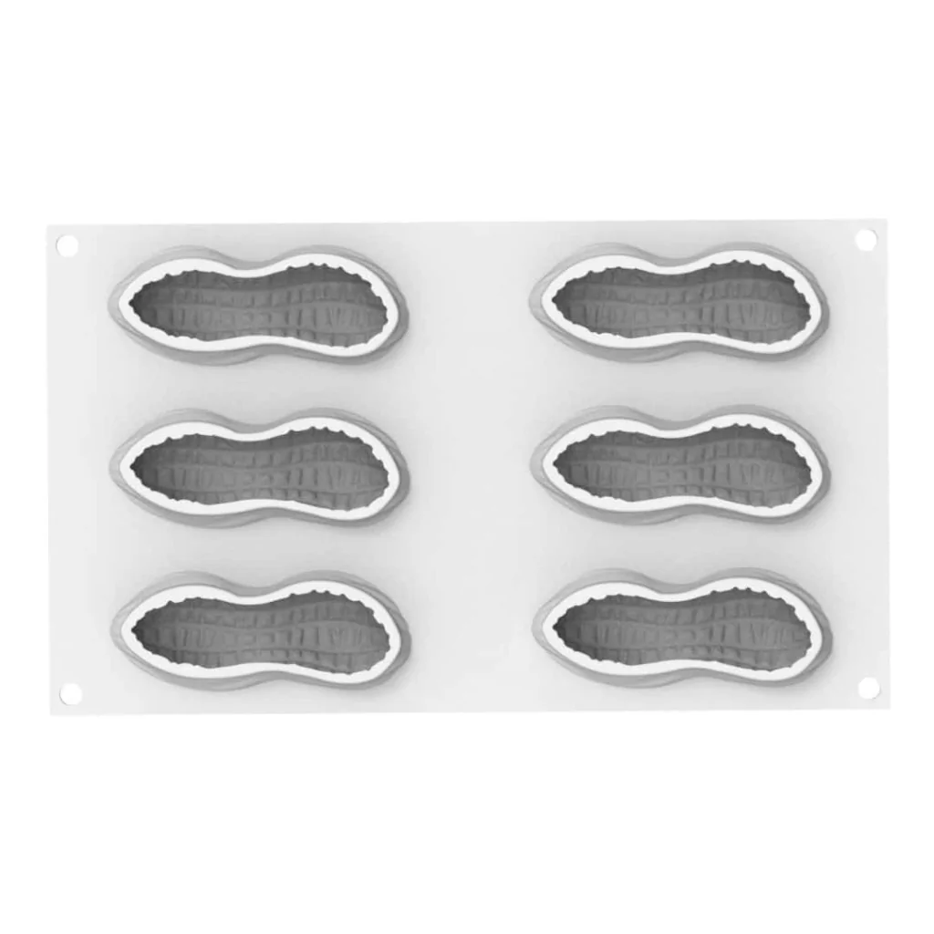 Stampo Silicone Arachide100 N°6 107x43 H40 +cutter SILIKOMART