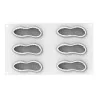 Stampo Silicone Arachide100 N°6 107x43 H40 +cutter SILIKOMART