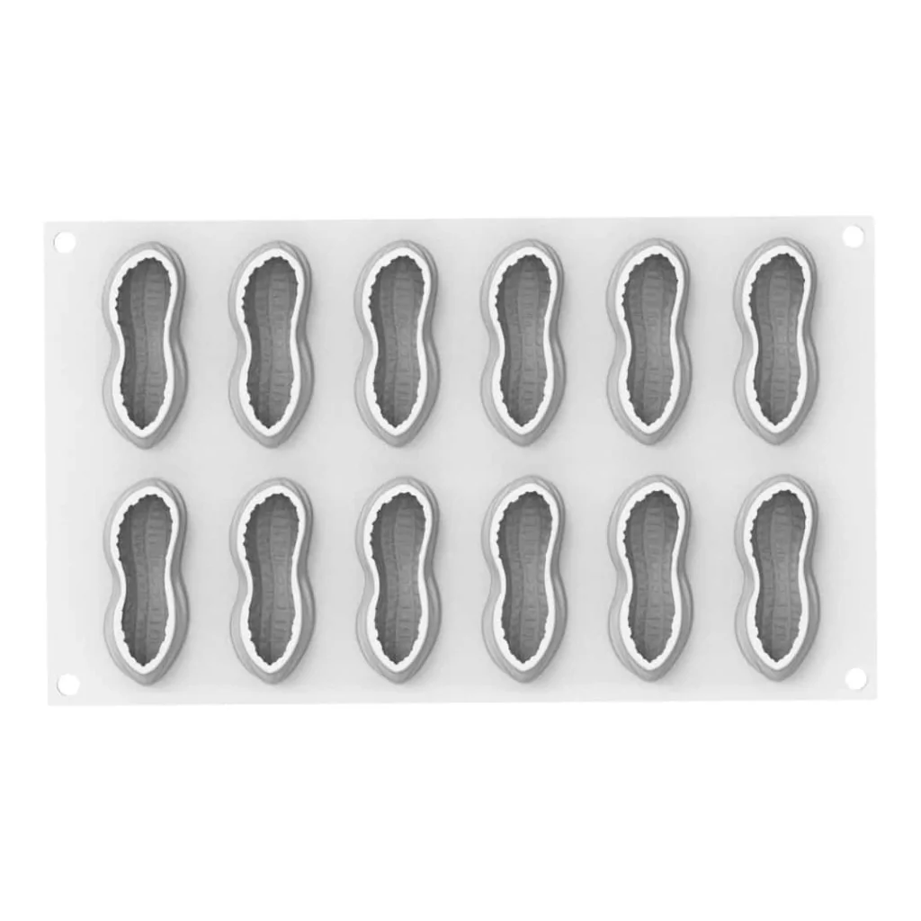 Stampo Silicone Arachide30 N°12 72x29 H27 +cutter SILIKOMART
