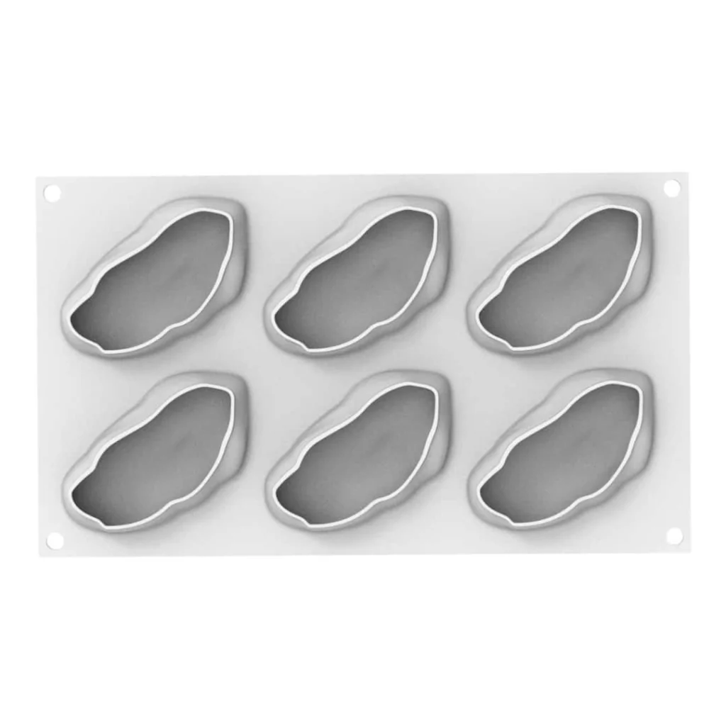 Stampo Silicone Pistacchio120 N°6 99x56 H40 +cutt SILIKOMART