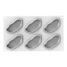 Stampo Silicone Pistacchio120 N°6 99x56 H40 +cutt SILIKOMART