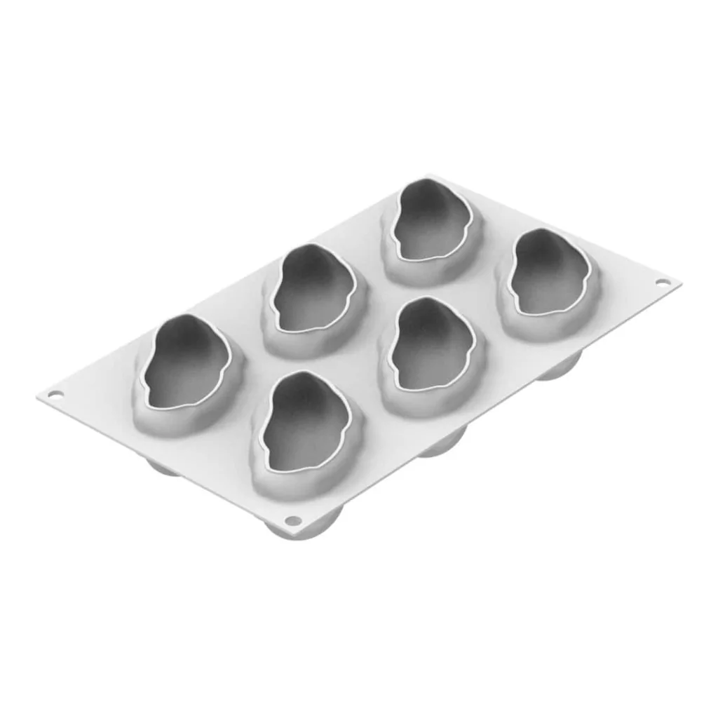 Stampo Silicone Pistacchio120 N°6 99x56 H40 +cutt SILIKOMART
