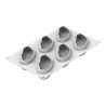 Stampo Silicone Pistacchio120 N°6 99x56 H40 +cutt SILIKOMART