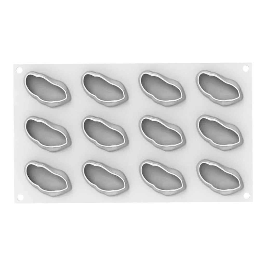 Stampo Silicone Pistacchio30 N°12 62x35 H25 +cutt SILIKOMART