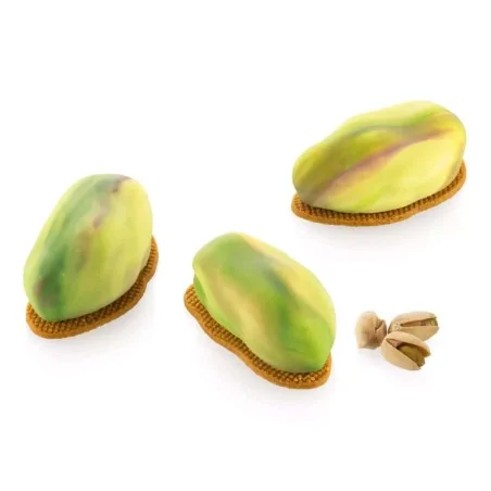 Stampo Silicone Pistacchio30 N°12 62x35 H25 +cutt SILIKOMART