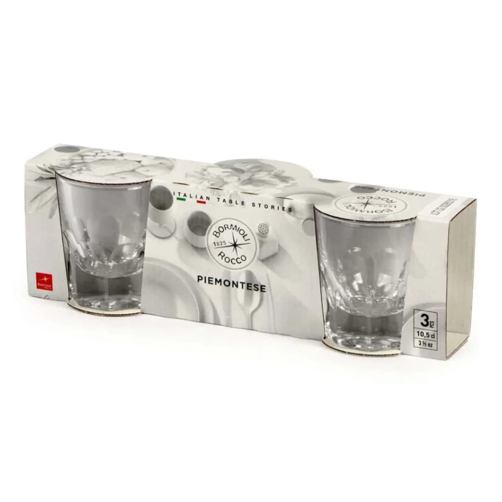 Set 3 Bicchieri Amaro Piemontese 10,5 cl BORMIOLI ROCCO