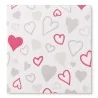 Tovagliolo Heart Rosso Paptex 40x40 cm Pz 50 VENTIDUE