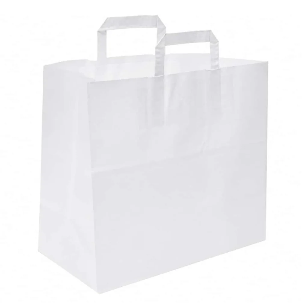 Sacchetti Sos Con Manici 28x17x29 Cm Bianca 10pz SIGNORBIO