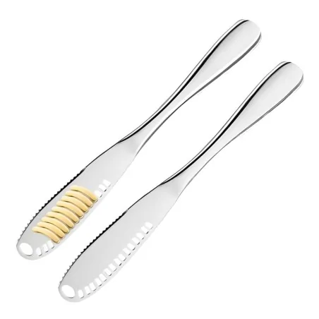 Coltelli da Burro Inox Seghettati 2 Pz WESTMARK
