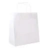 Borse Carta con Manici Bianche 32+16x31 cm 10 Pz GARCIA DE POU