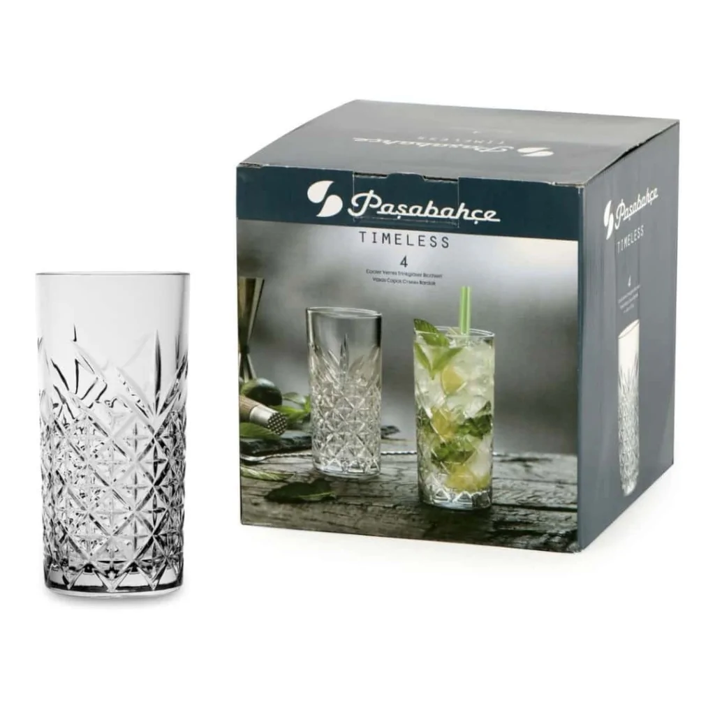 Set 4 Bicchieri Long Drink Timeless 45 cl PASABAHCE