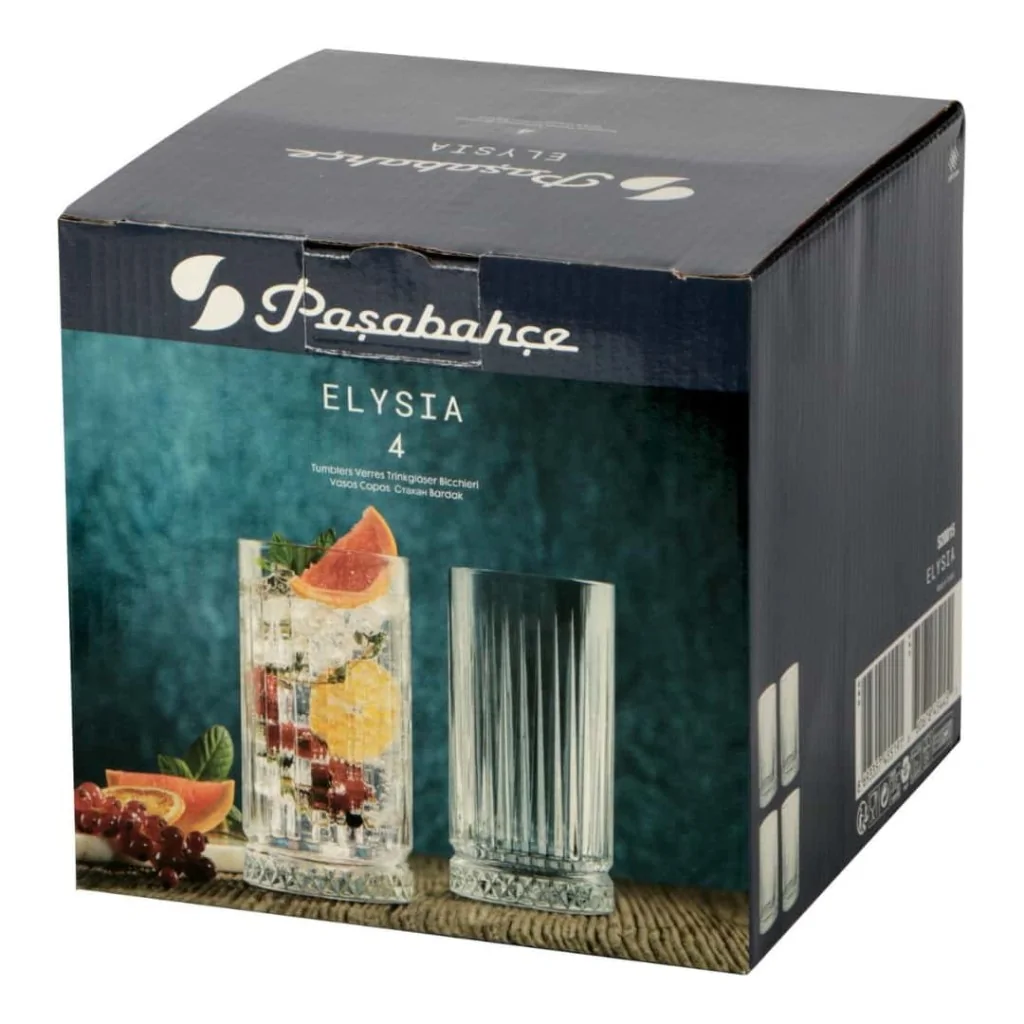 Set 4 Bicchieri Elysia Long Drink 28 cl PASABAHCE