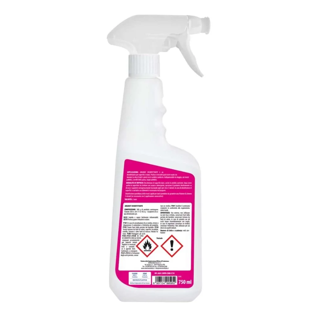 Argonit Disinfettante Alcolico Superfici 750 ml INTERCHEM