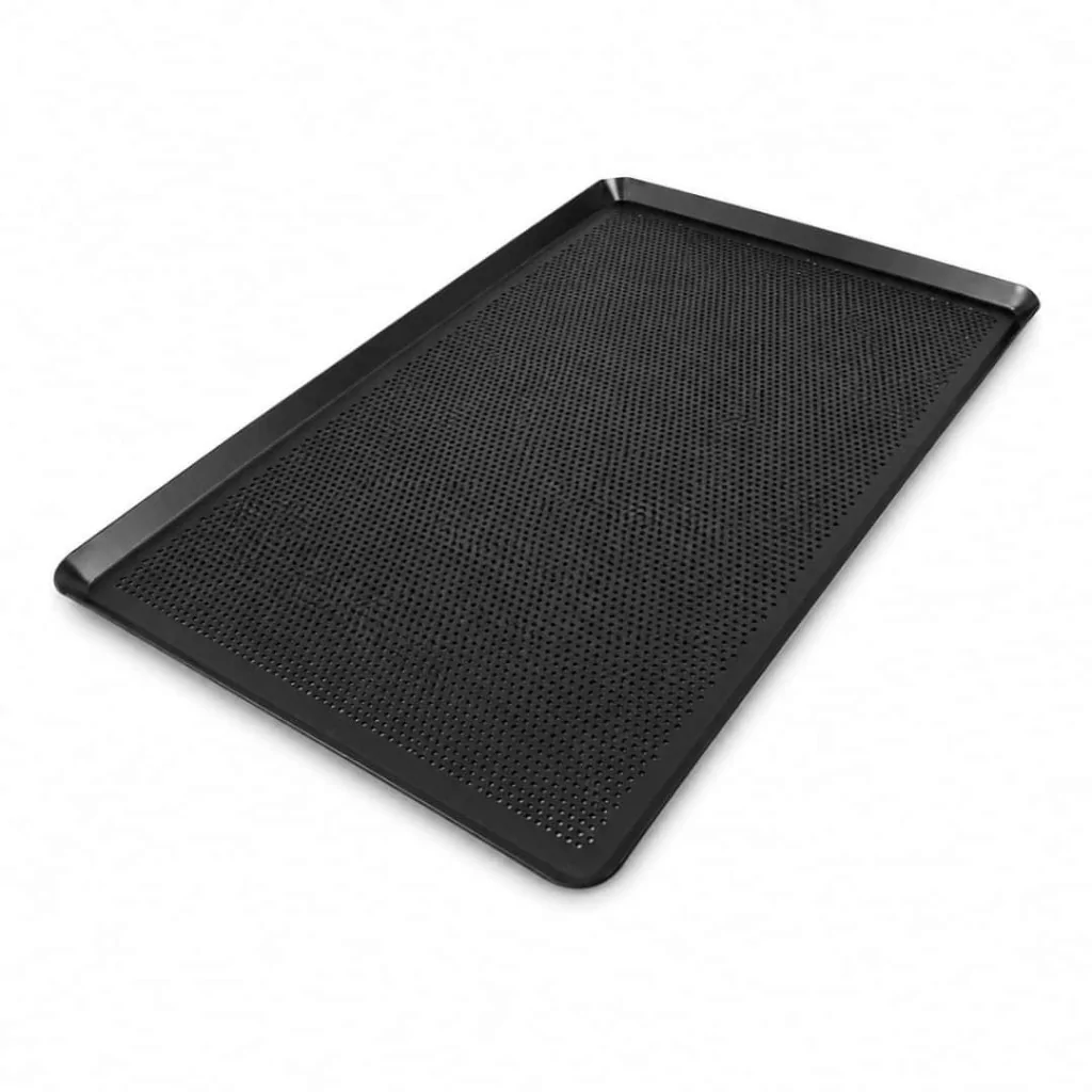 Teglia Allum. Forata Teflonata 60x40x1cm DT