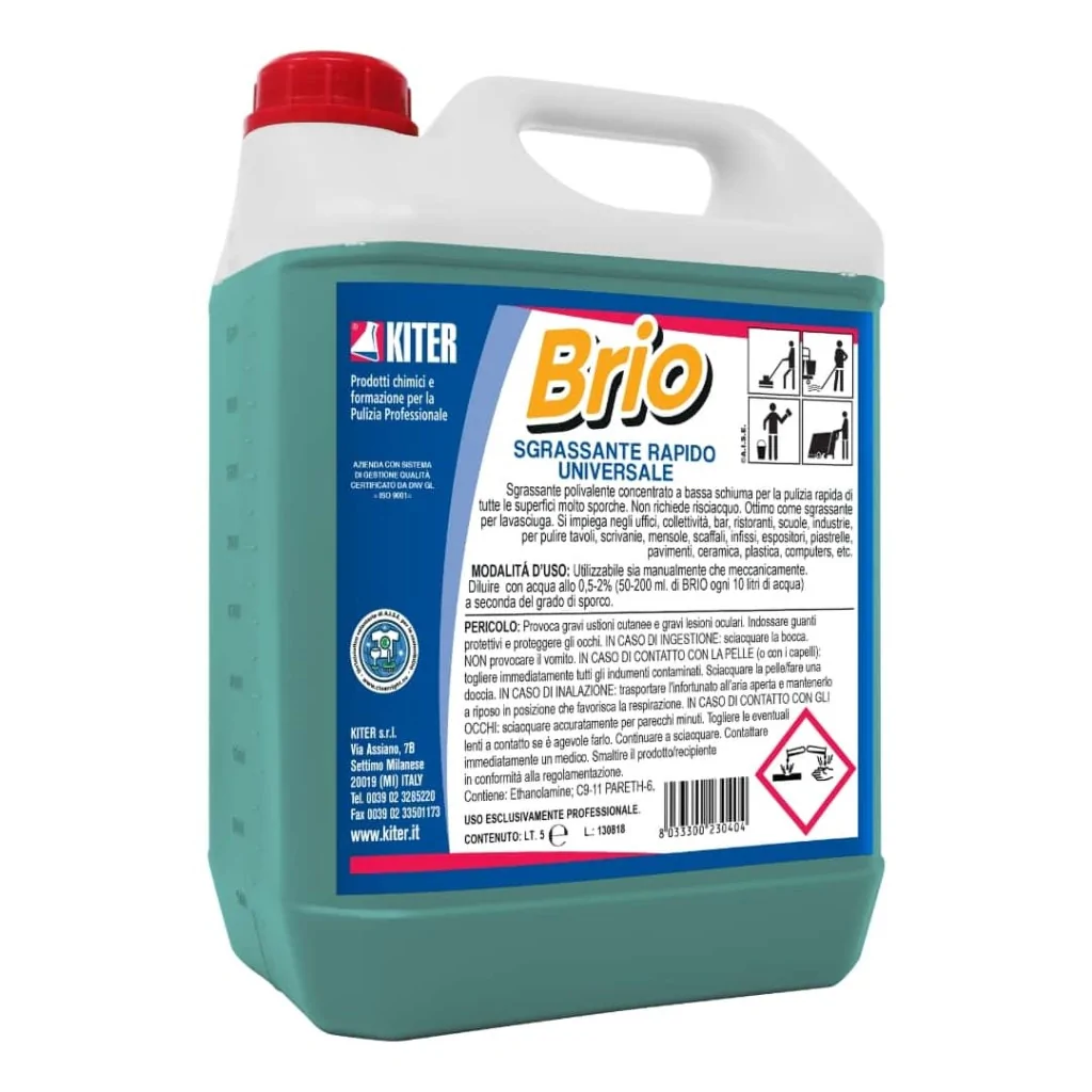 Brio Sgrassante Universale Rapido 5lt KITER