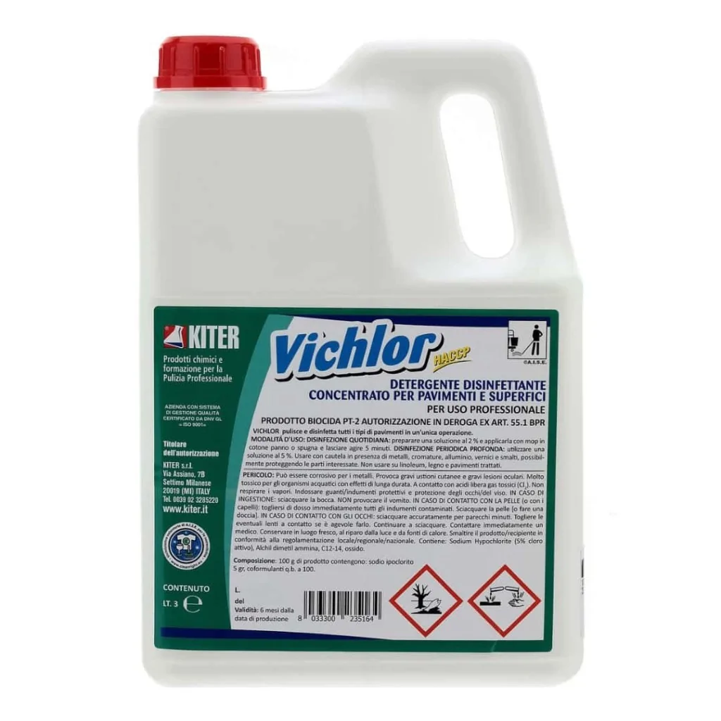Vichlor Disinfettante Pavimenti 3 lt KITER