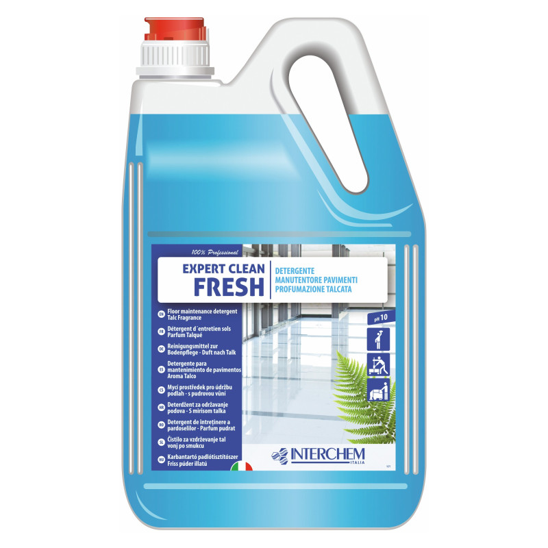 Detergente Pavimenti Profumato Expert Clean Fresh 5 kg Interchem